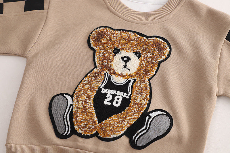 New Spring Autumn Baby Boys Clothes Suit Children Girls Cartoon T-Shirt Pants 2Pcs/Sets Toddler Casual Costume Kids Tracksuits