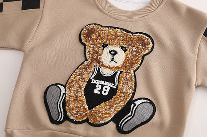 New Spring Autumn Baby Boys Clothes Suit Children Girls Cartoon T-Shirt Pants 2Pcs/Sets Toddler Casual Costume Kids Tracksuits