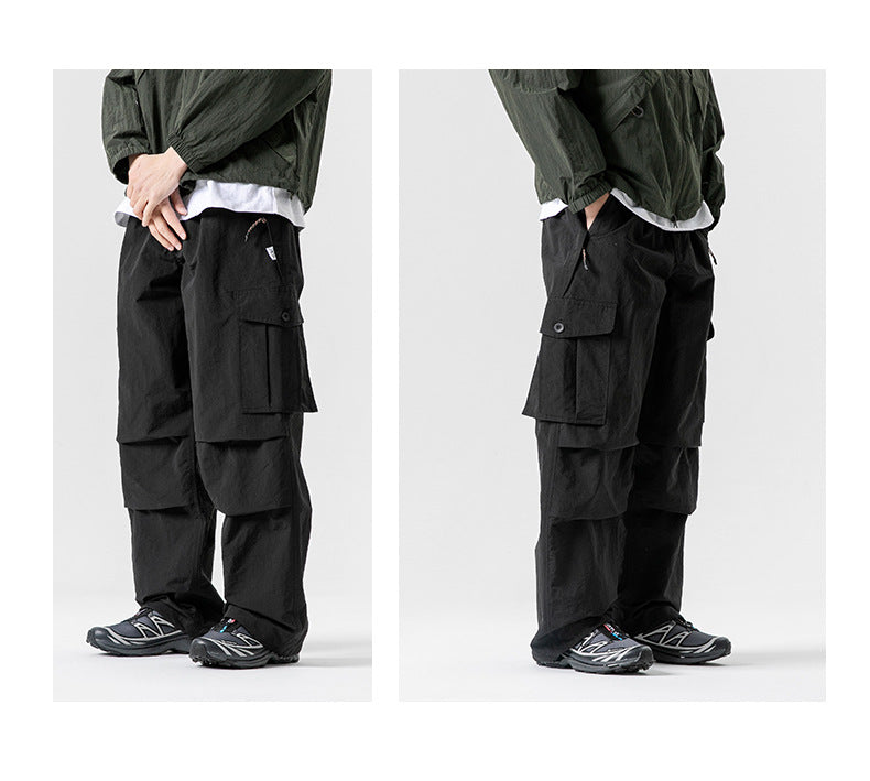 Ultra Loose Lightweight Outdoor Functional Pants Men Women Waterproof Quick Dry Techwear Wide Leg Cargo Pant Track Trouser