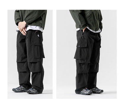Ultra Loose Lightweight Outdoor Functional Pants Men Women Waterproof Quick Dry Techwear Wide Leg Cargo Pant Track Trouser