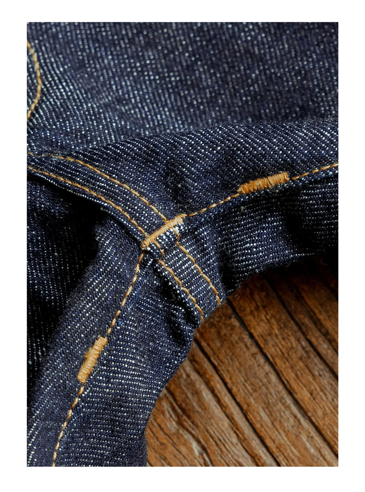Heavy Weight Indigo Selvage Washed 16oz Pants Sanforized Thick Raw Denim Jean