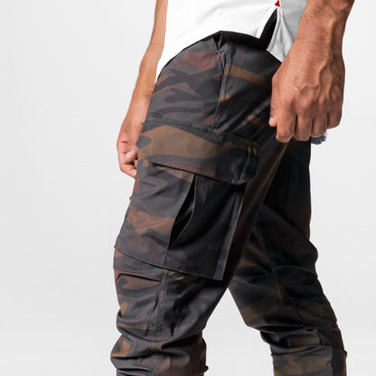 2024 New Men's Cargo Pants Summer Thin Loose Quick-Drying Elastic Leggings Running Training Sweatpants Casual Trend Trousers