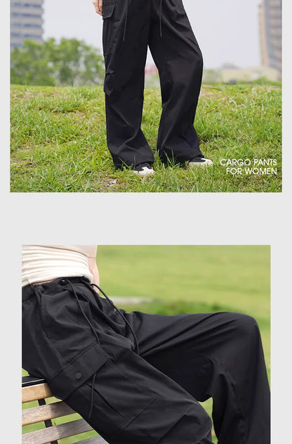 Outdoor Hiking Pants for Women Men's Casual  Trousers 2024 Autumn Sports Pants Loose Functional Overalls  Windproof