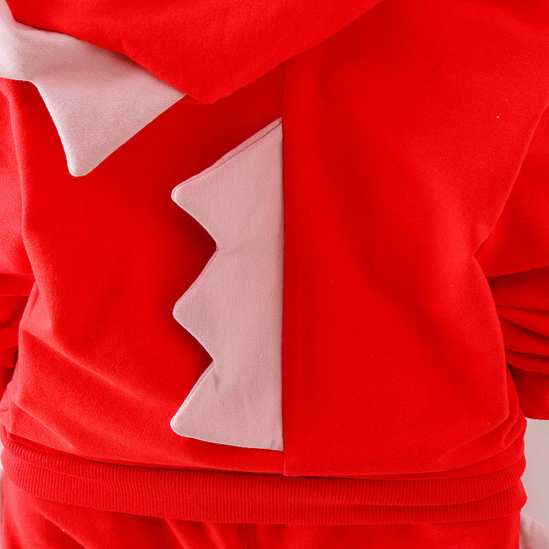 New Autumn Baby Clothes Children Boys Hooded Jacket T-Shirt Pants 3Pcs/Set Toddler Girls Clothing Infant Costume Kids Tracksuits