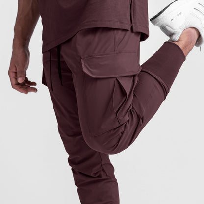 2024 New Men's Cargo Pants Summer Thin Loose Quick-Drying Elastic Leggings Running Training Sweatpants Casual Trend Trousers