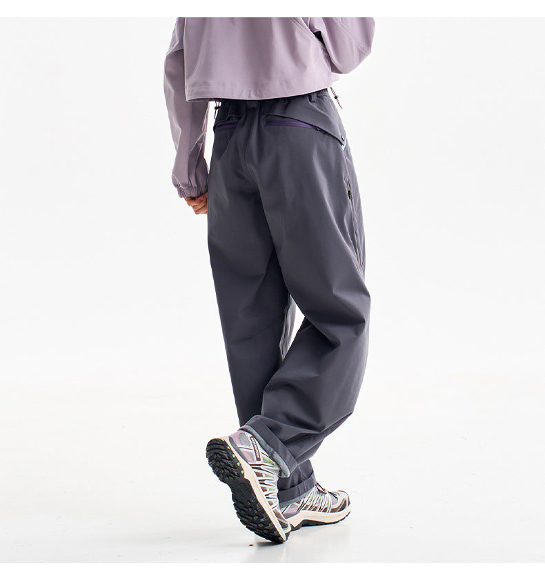 Ultra Loose Lightweight Outdoor Functional Pants Men Women Waterproof Quick Dry Techwear Wide Leg Cargo Pant Track Trouser