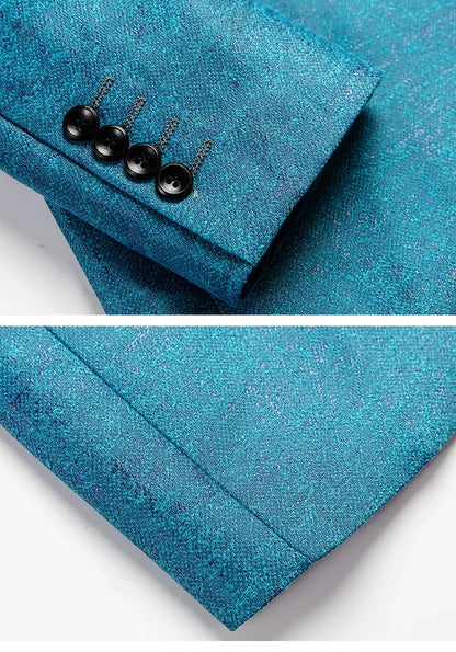 Men's business casual suit coat 2023 spring new Blazer wedding fashion host party party party social suit large suit M-6XL