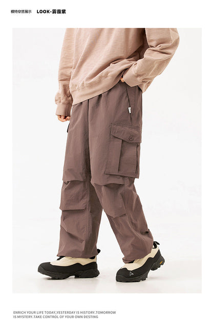 Ultra Loose Lightweight Outdoor Functional Pants Men Women Waterproof Quick Dry Techwear Wide Leg Cargo Pant Track Trouser