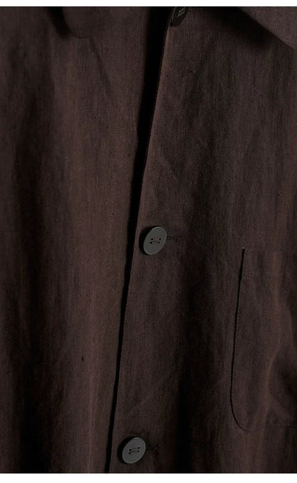 Women's Linen Shirt Jacket, Loose-Fitting Stylish Top, New Style for Spring/Summer 2026