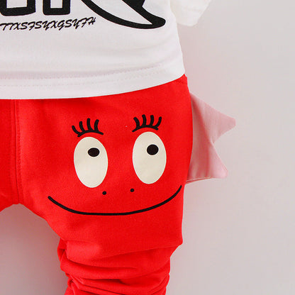 New Autumn Baby Clothes Children Boys Hooded Jacket T-Shirt Pants 3Pcs/Set Toddler Girls Clothing Infant Costume Kids Tracksuits