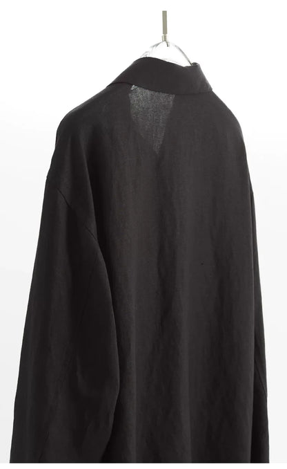 Women's Linen Shirt Jacket, Loose-Fitting Stylish Top, New Style for Spring/Summer 2026