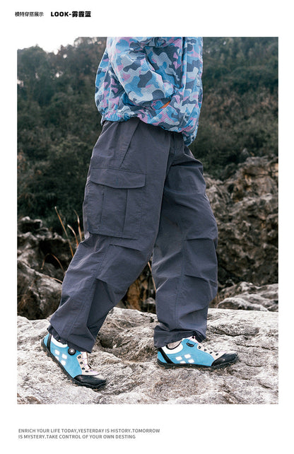 Ultra Loose Lightweight Outdoor Functional Pants Men Women Waterproof Quick Dry Techwear Wide Leg Cargo Pant Track Trouser