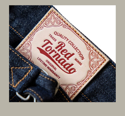 Vintage 15 Oz Indigo Selvage Stylish Trousers Mens Casual Raw Denim Jean Pants