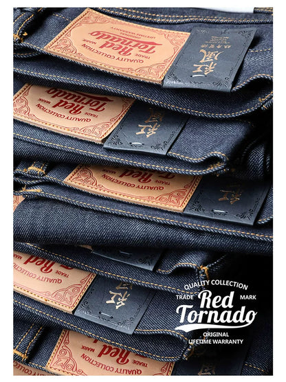 Heavy Weight Indigo Selvage Washed 16oz Pants Sanforized Thick Raw Denim Jean