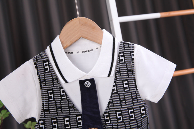 New Summer Baby Clothes Set Children Boys T-Shirt Shorts 2Pcs/Sets Toddler Casual Cotton Costume Infant Clothing Kids Tracksuits