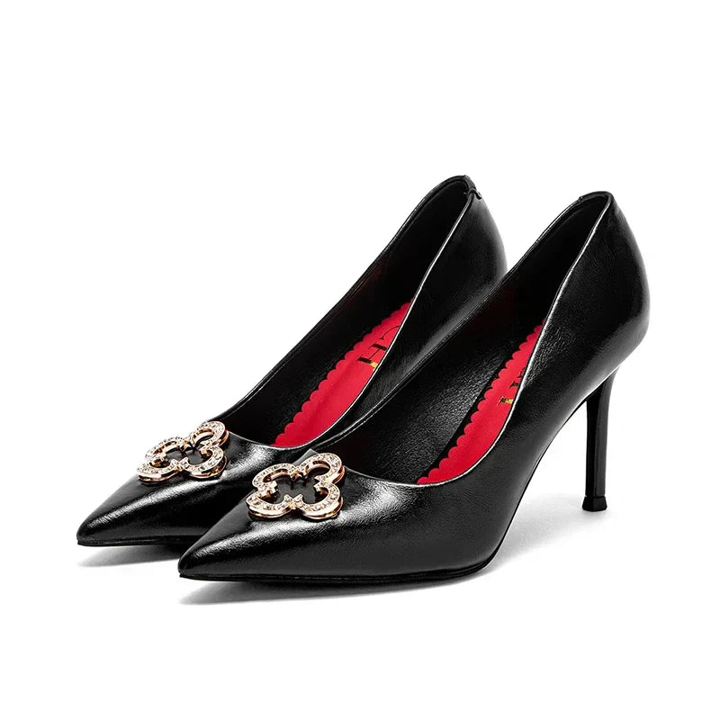 Woman's High Heels  New High Quality Pointed Shoes Business Commuter Girls Shoes Banquet Party Shoes 9cm
