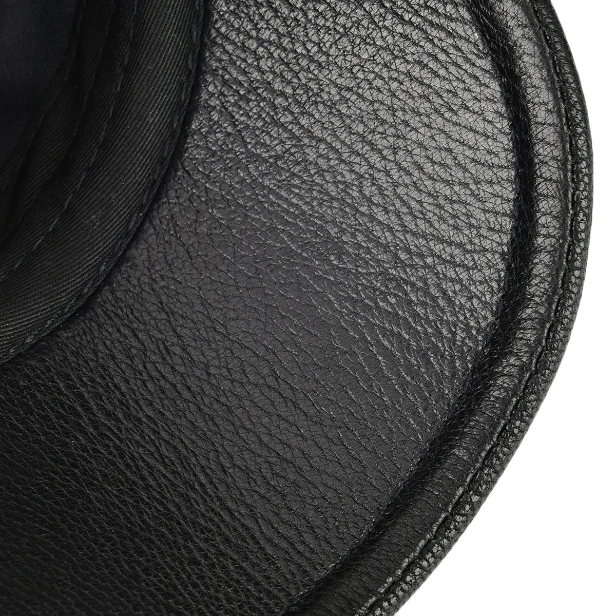 Genuine Leather Flat Cap Men Fall Winter Cabbies Newsboy Hat Coffee Brown Ivy Caps Soft Smooth Textured Hats