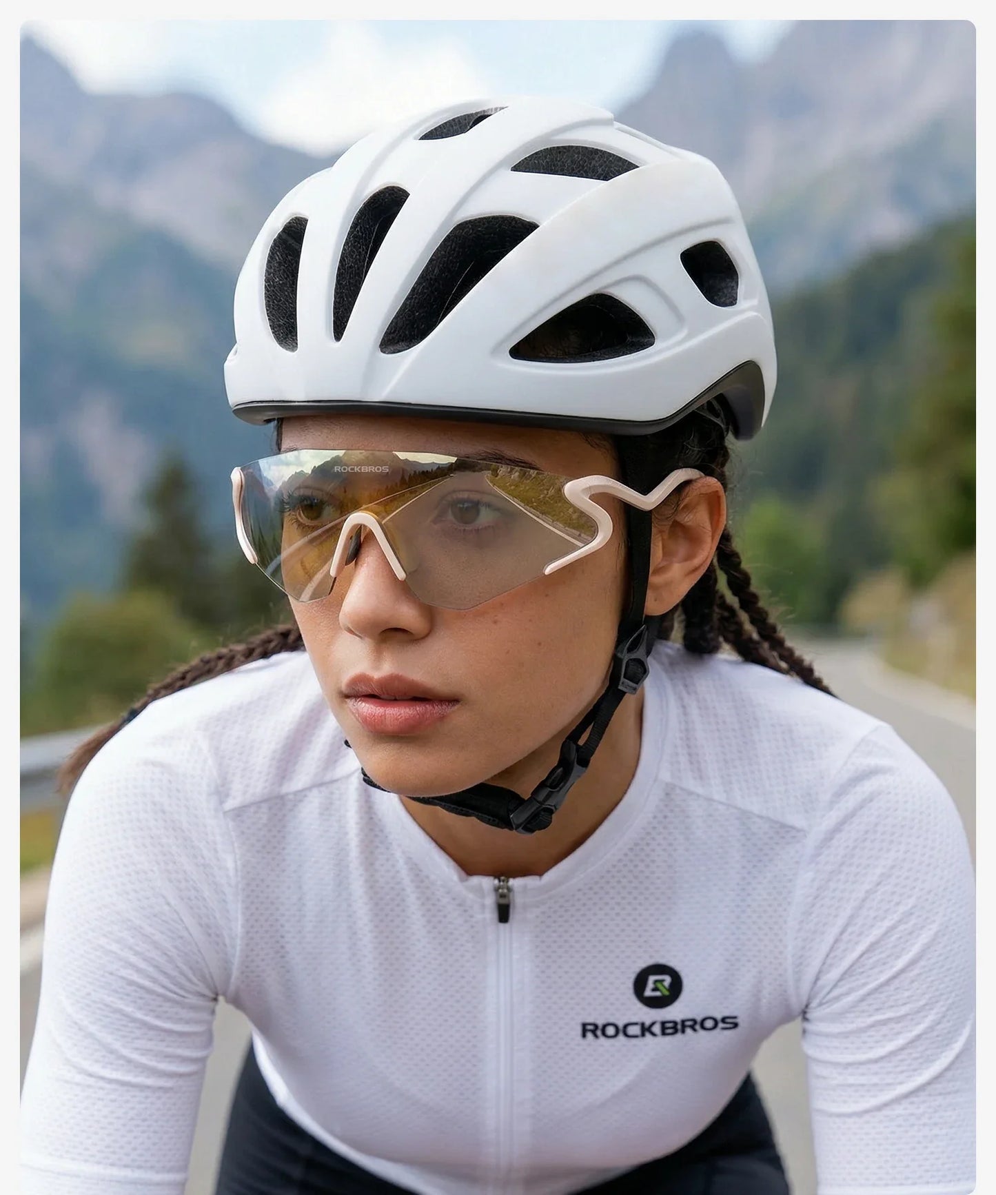 Photochromic Cycling Glasses Windproof Dustproof UV400 Protection Glasses Cycling Outdoor Sports Sunglasses Unisex