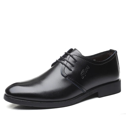 Men's Shoes Black Leather Formal Shoes for Men Oxfords Male Wedding Party Office Business Shoe Man zapatos de hombre Plus Size