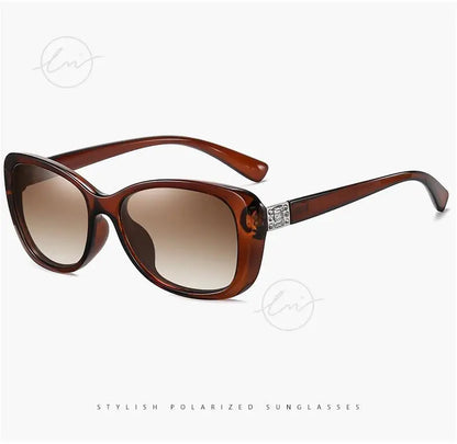 Brand Young Style Women's Sunglasses Gradient Polarized Driving Glasses Luxury Design Ladies Elegant Lunette De Soleil Femme