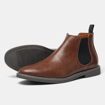 40~46 Men Chelsea Boots Brand Retro Comfortable Fashion Men Boots