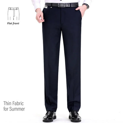 Top-Quality Men's Woolen Trousers - Traf Suit Pants,Business Formal,Trousers for Men, Man Pants, Naples Wool Dress Pants for Men