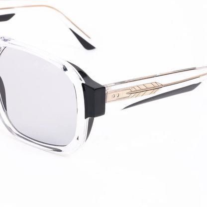 2026 New Fashion Thick Large Frame Man Sunglasses High Quality Handmade Acetate Retro UV400 Protection Goggles Women Sun Glasses