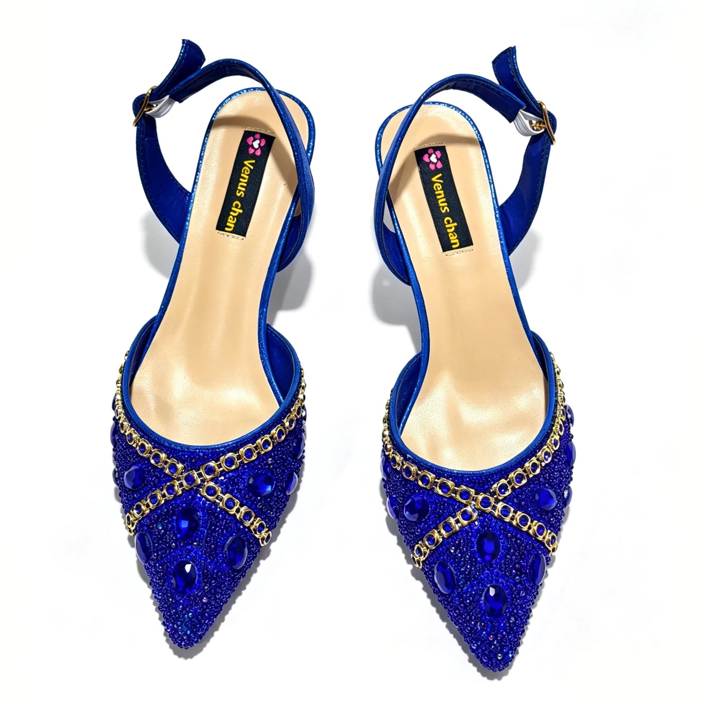 2026 Nigerian Women Heel Ladies Italian Luxury Design Green Shoes And Bag Set Decorated with Rhinestone Handbag Wedding Party