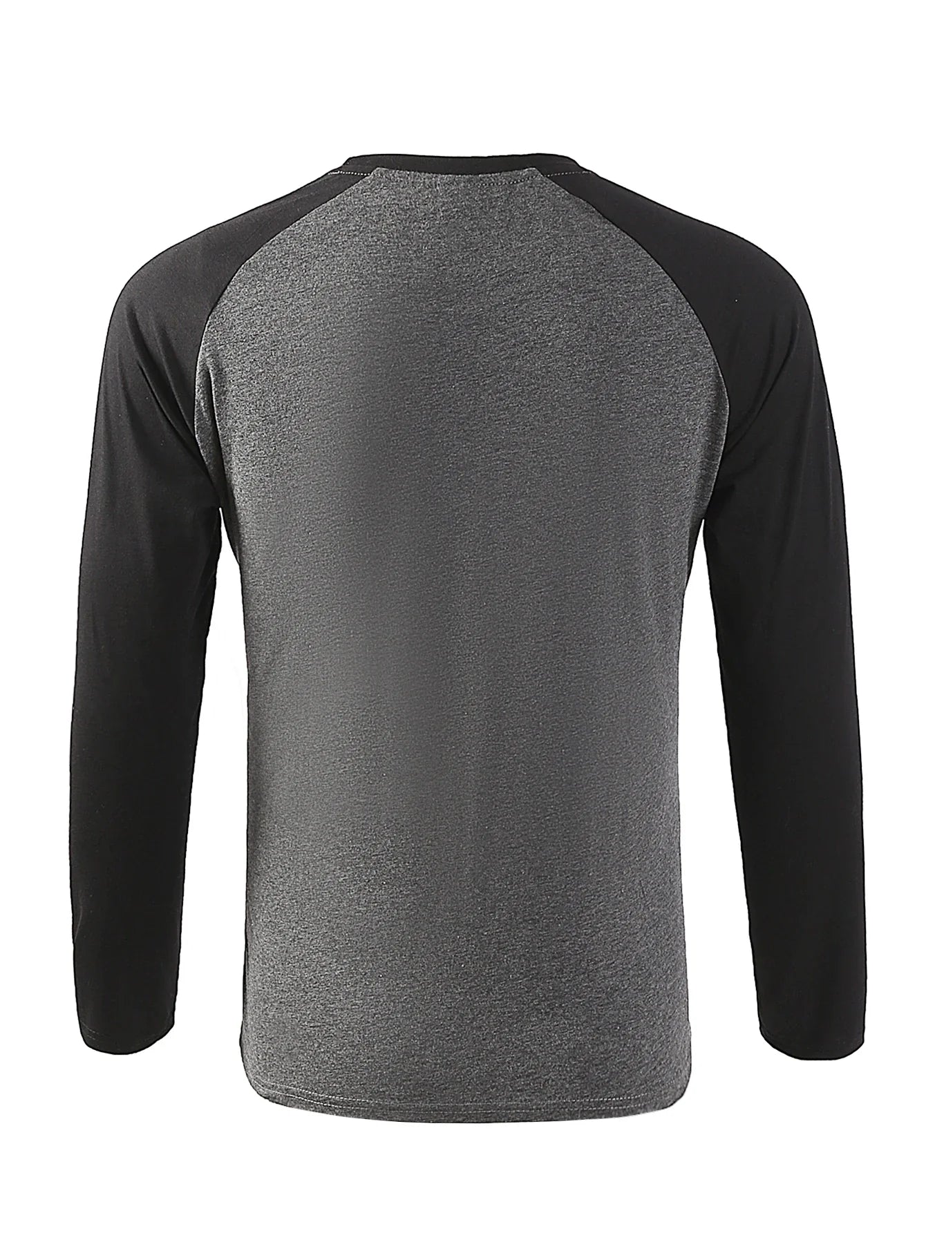 Men's T-shirts Long Sleeve O-neck Pactwork Casual Raglan Sleeves Color Matching for Men New Spring Autumn Tees Men Clothing Top