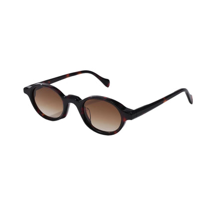 Fashion Top Quality Acetate Small Round Man Sunglasses Tourism Driving UV400 Protection Women Custom Prescription Sun Glasses