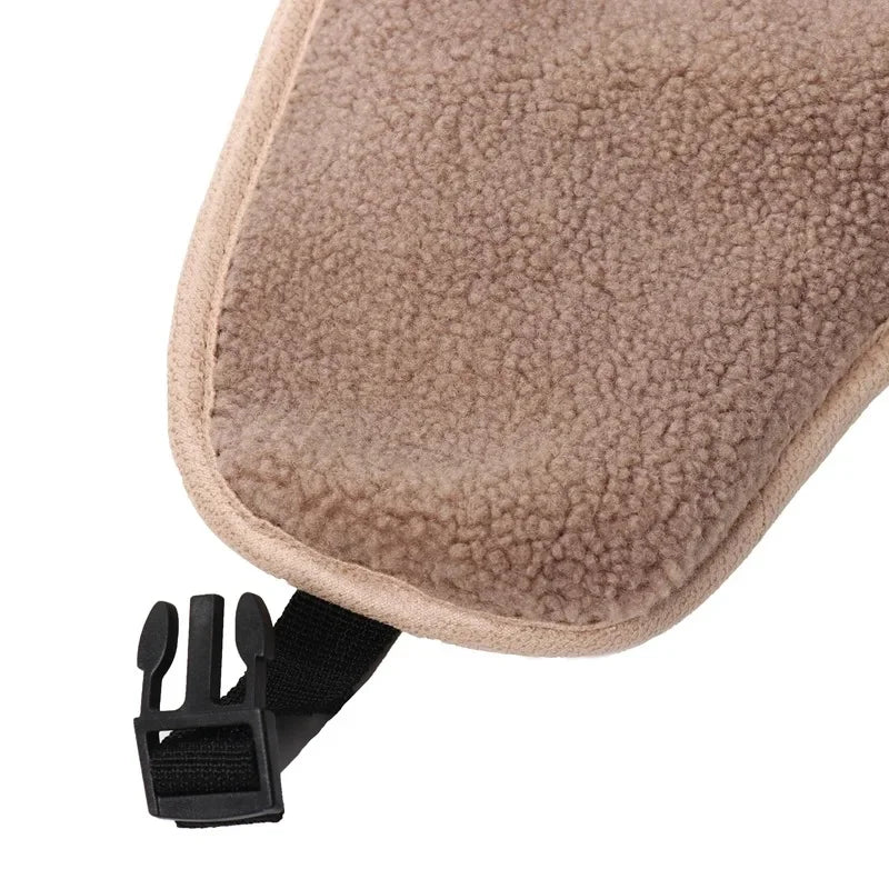 Men Winter Bomber Hat With Goggles Outdoor Motorcycle Windproof Warm Faux Fur Pilot Earflap Hat Leather Thermal Ushanka