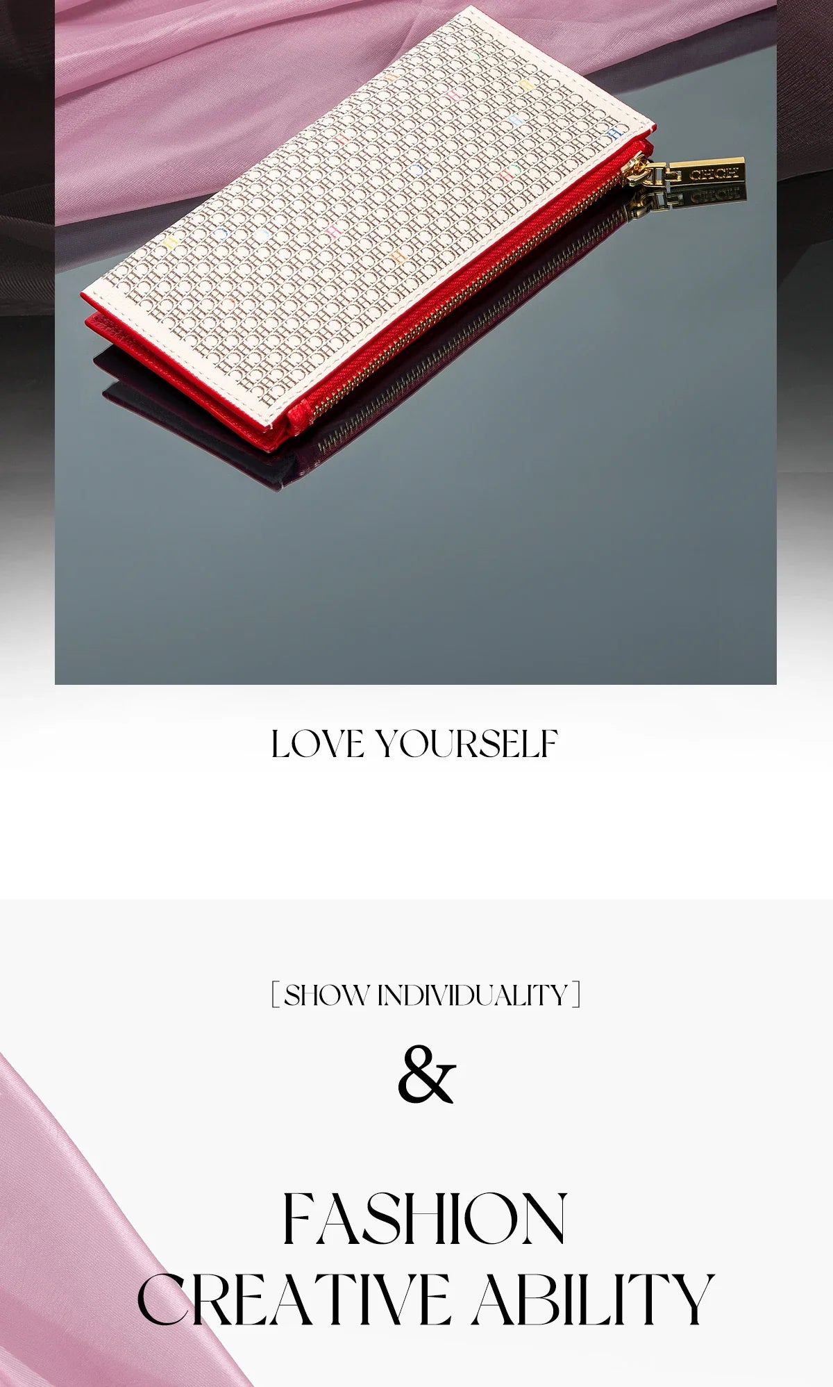 Women's Letter Rectangular Design Handbag Letter Design Card Bag Fashionable Classic Retro New