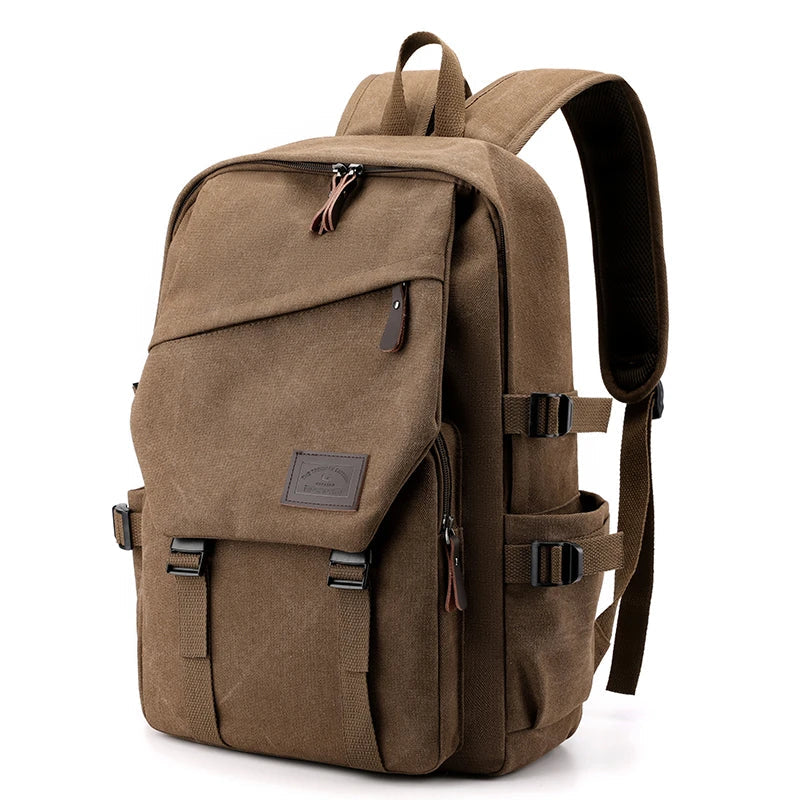 Men's large capacity travel backpack, suitable for different groups of people, adjustable shoulder strap length, multi compartme