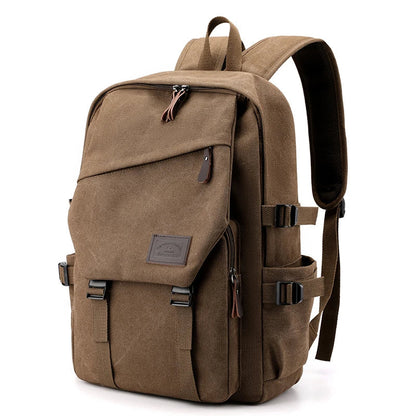 Men's large capacity travel backpack, suitable for different groups of people, adjustable shoulder strap length, multi compartme