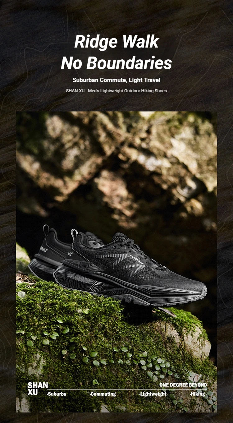 Men Outdoor Hiking Shoes Soft Lightweight Breathable Wear-resistant Rubber Anti-slip Male Sneakers 672623302