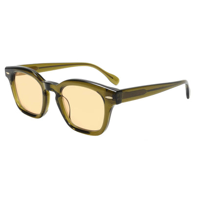 Acetate Sunglasses Vintage Rivet UV400 Non Polarized Lens Unisex High End Designer Sun Glasses Fashion Retro