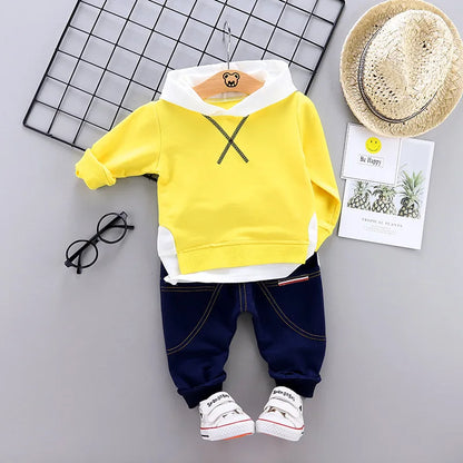 New Spring Autumn Baby Girl Clothes Kids Boys Outfits Children Hoodies Pants 2Pcs/Sets Toddler Casual Costume Infant Tracksuits