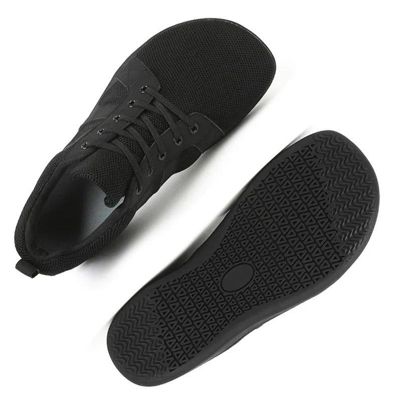 Men's Wide Minimalist Barefoot Sneakers | Unisex Zero Drop Sole | Optimal Relaxation