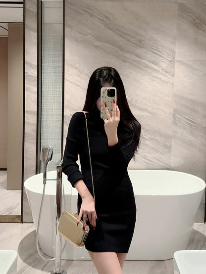 European and American Fashionable Dinner Bag Metal Buckle Clutch Bag Square Box Bag Crossbody Chain Bag Evening Bag Dress Bag