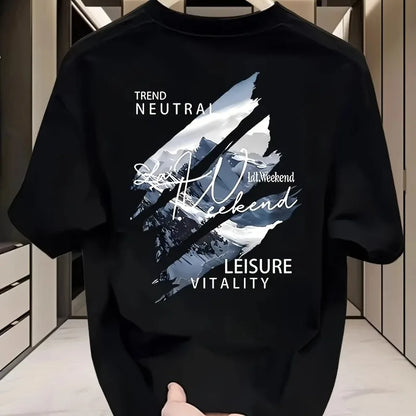 The latest 100% classic printed loose-fitting short-sleeved shirt is a high-quality top suitable for both men and women.