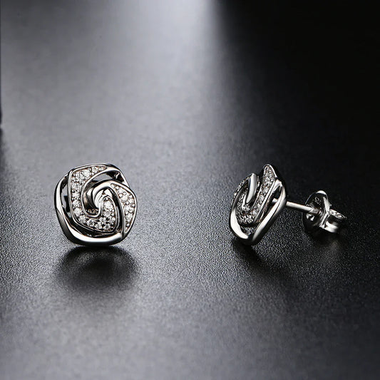 D Color Moissanite Stud Earrings For Women Test Passed Top Quality 925 Sterling Silver Wedding Jewelry Girlfriend Gift