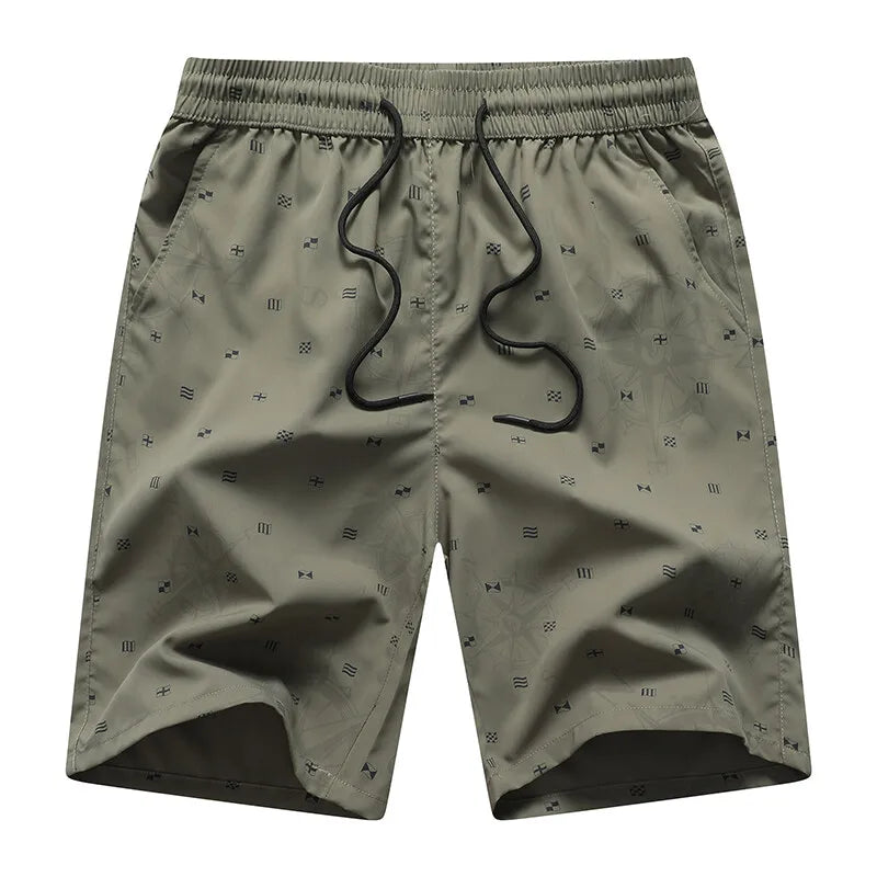 Big Size Men's Casual Shorts Summer Light Weight Shorts Outdoor Sports Cool Breathable Beach Relaxed Fit Cotton Cargo Shorts