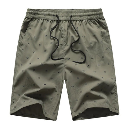 Big Size Men's Casual Shorts Summer Light Weight Shorts Outdoor Sports Cool Breathable Beach Relaxed Fit Cotton Cargo Shorts