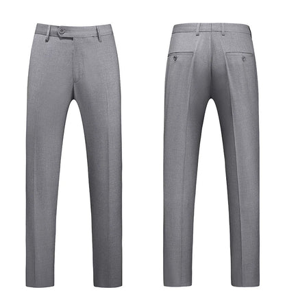 Men Dress Pants Solid Color Slim Fit Business Casual Office Wedding Formal Trousers High Quality Men Clothing Suit Pants 29-40
