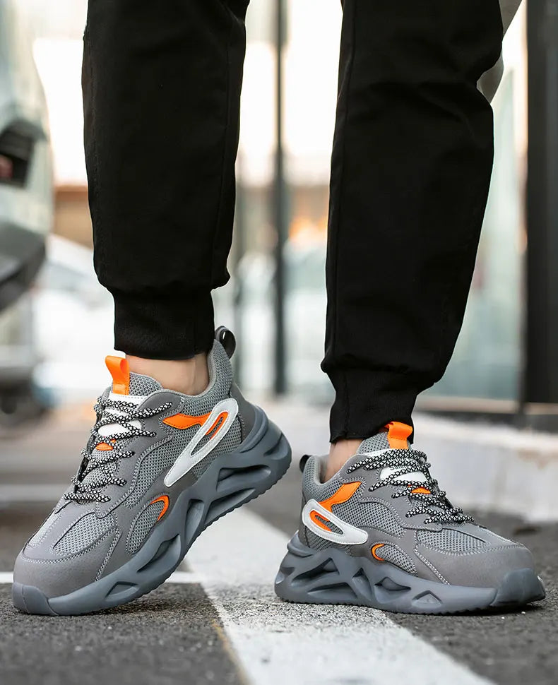 6KV Insulation Blocking Current Work Safety Shoes For Men Lightweight Indestructible Anti-smash Sneakers Steel Toe Cap Boots