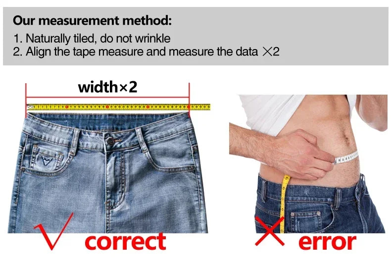 New Men's Fleece Warm Jeans Winter Thicken Plush Velvet Business Office Denim Trousers Brand Clothing Stretch Casual Male Pants