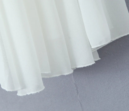 2025 BOHO Women White Big Backless Sling Dress O Neck Back Zipper Loose Swing Mini Short Dresses Holiday Robe