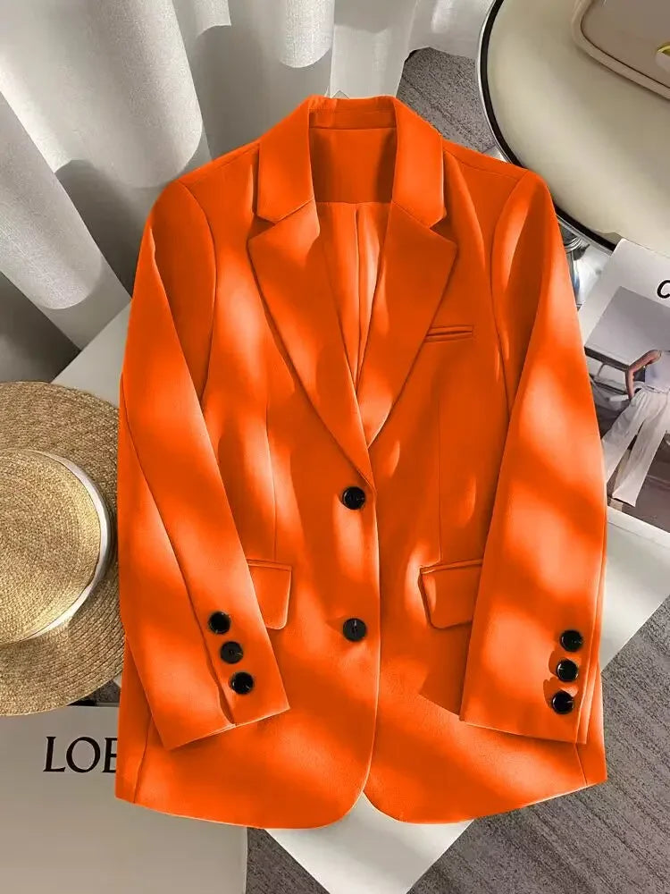 New Spring Suit 2025 Suit Jacket for Women with Small Temperament and High-end Feel Loose Casual Chic Elegant Fashion Coat Top