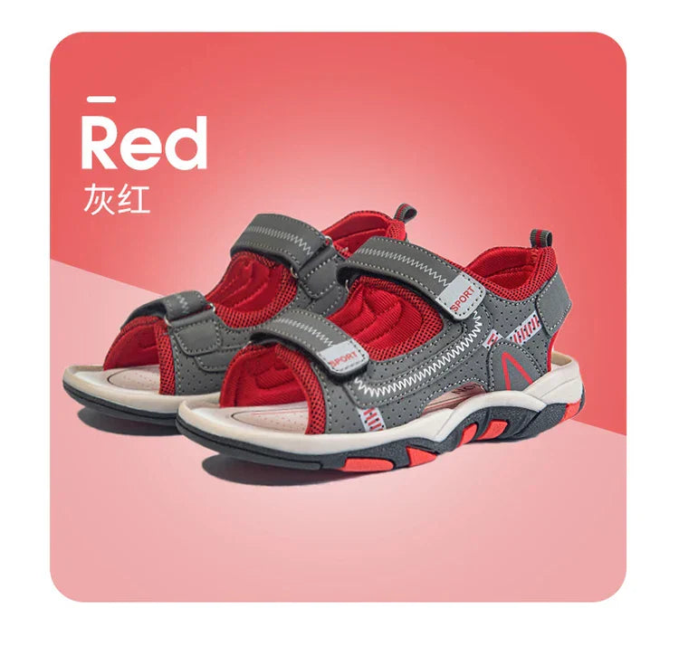 Children Sport Sandals Summer for Boys Outdoor Casual Beach Shoe Comfortable Soft Sole Kids Walking Sandials Non-slip