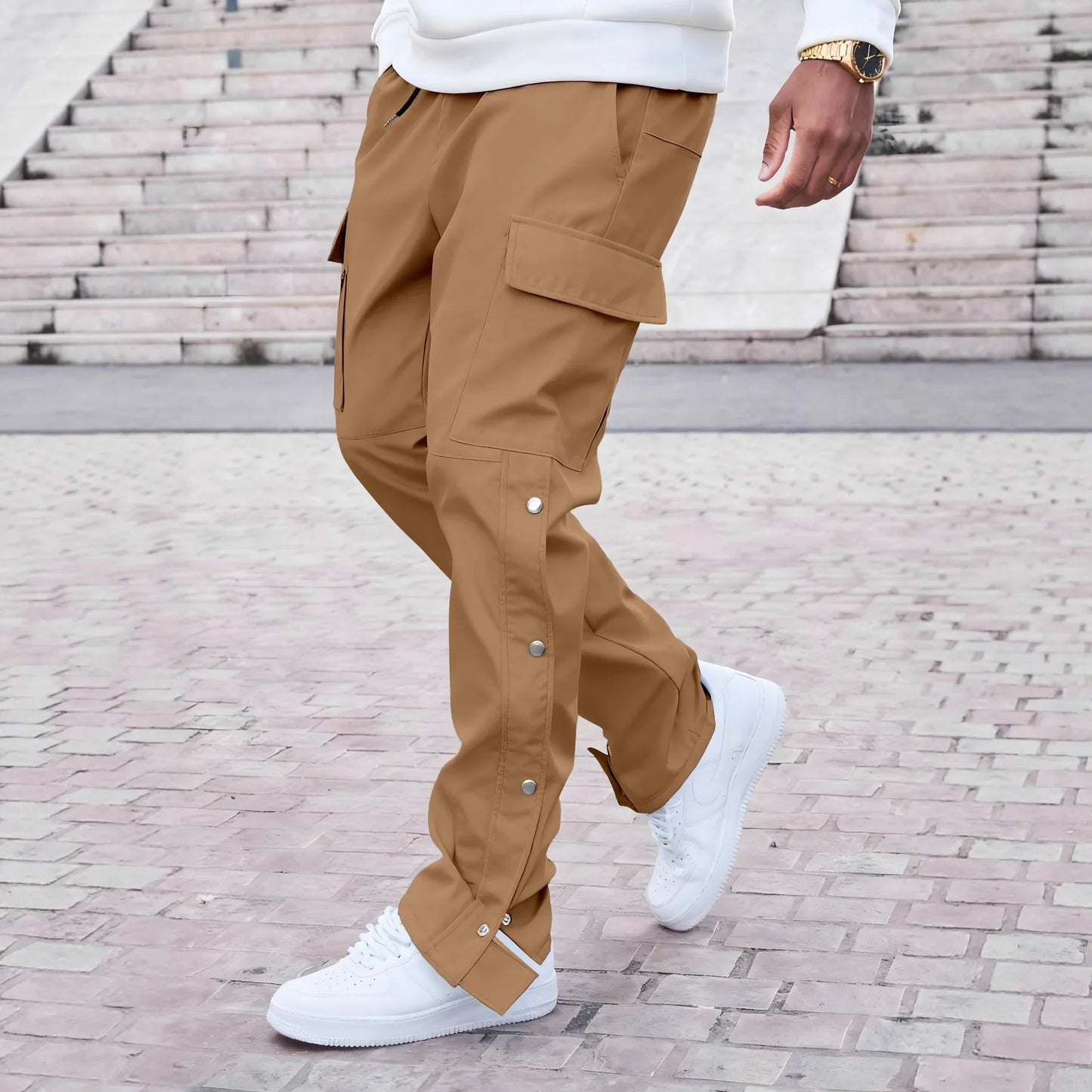 Men's Summer Tactical Cargo Pants Lightweight Casual Waterproof Trousers Casual Pants Wear-resisting Multi-pocket Outdoor Hiking